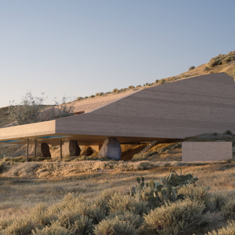 Κτίριο δύο κατοικιών στον Βουρβούλο Σαντορίνης