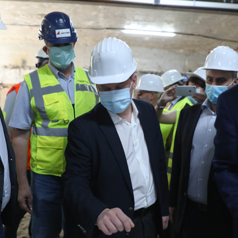 Στο Μετρό Θεσσαλονίκης η ηγεσία του Υπουργείου Υποδομών και Μεταφορών