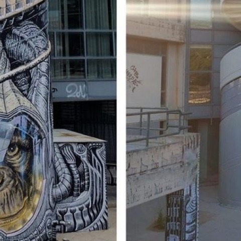 WD street art Πολυτεχνείο