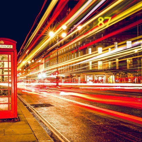 Τηλεφωνικός θάλαμος στο Λονδίνο