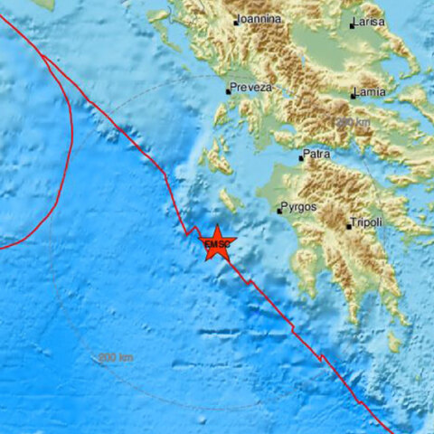 Το επίκεντρο του σεισμού