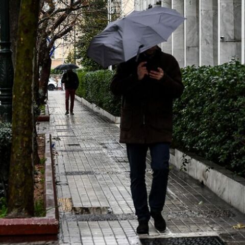 Βροχή - Αθήνα