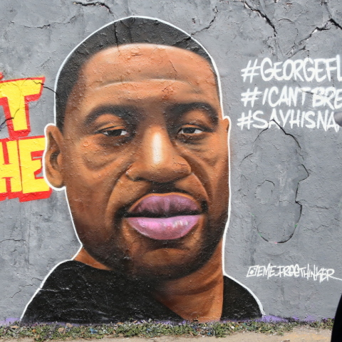 Τζορτζ Φλόιντ street art