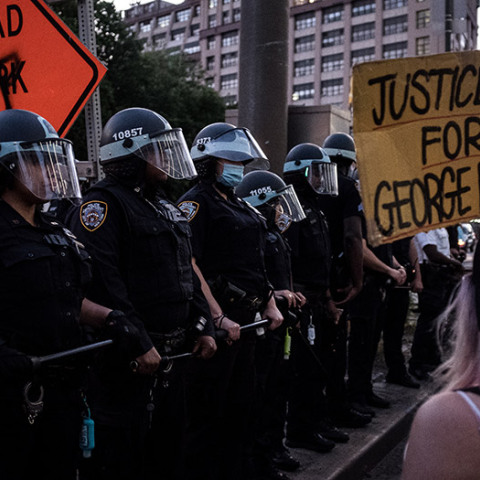ΗΠΑ - Νέα Υόρκη - Διαδηλώσεις για τη δολοφονία του Τζόρτζ Φλόιντ 