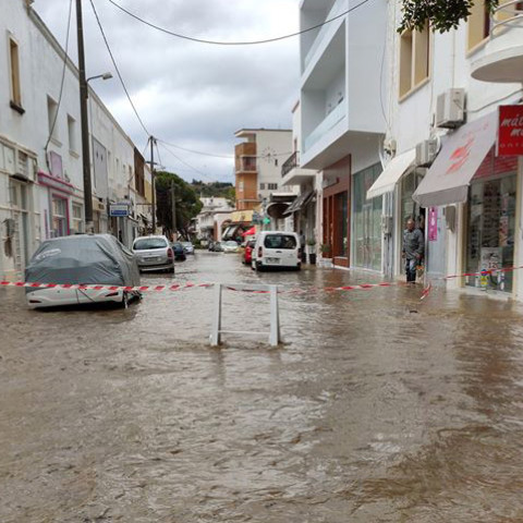 Λέρος - Κύμα κακοκαιρίας 
