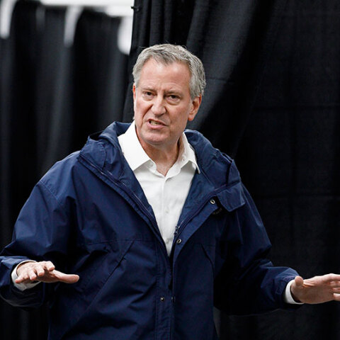 Ο δήμαρχος της Νέας Υόρκης Μπιλ ντε Μπλάζιο