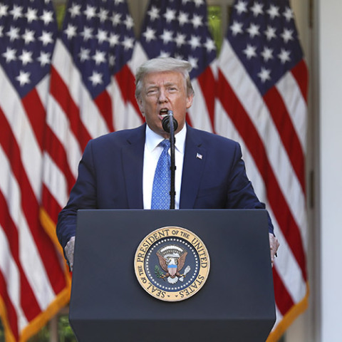 Ο πρόεδρος των ΗΠΑ Ντόναλντ Τραμπ