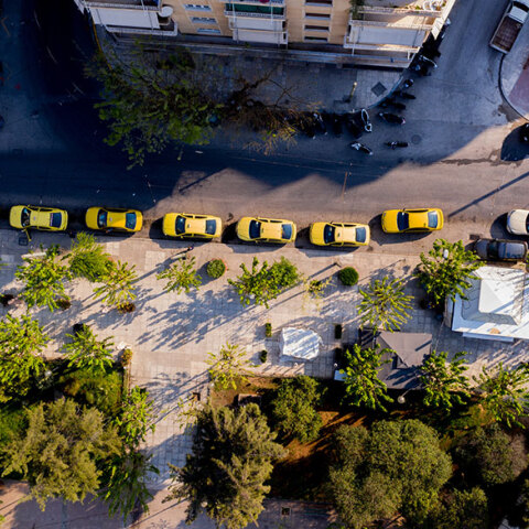 Ταξί σε πιάτσα 