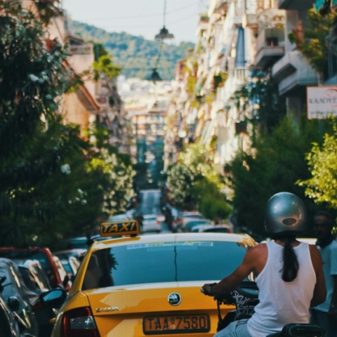 Αθήνα - Ταξί - Μηχανή