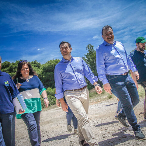 Επίσκεψη Τσίπρα στο Πάρκο Σχινιά