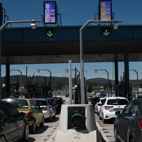 Αυξημένη κίνηση στα διόδια Αθηνών-Λαμίας