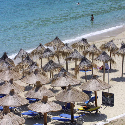 ΜΥΚΟΝΟΣ--ΠΑΡΑΛΙΑ ΣΤΗ ΨΑΡΟΥ