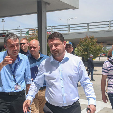 ΝΙΚΟΣ ΧΑΡΔΑΛΙΑΣ ΣΤΟ ΑΕΡΟΔΡΟΜΙΟ ΜΑΚΕΔΟΝΙΑ 