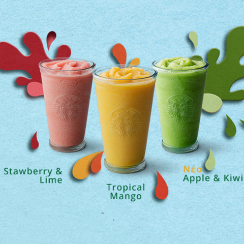 δροσερές & γεμάτες χρώμα επιλογές από τα Starbucks