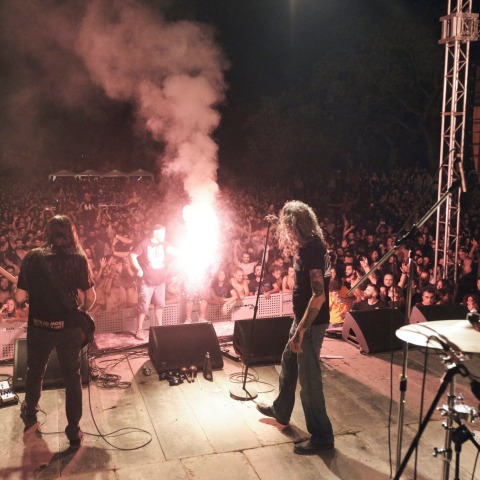 Στιγμιότυπο από συναυλία των Nightstalker