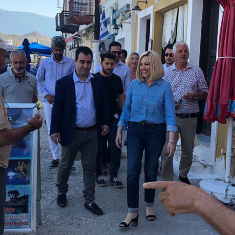 Περιοδεία Φώφης Γεννηματά στο Καστελόριζο 