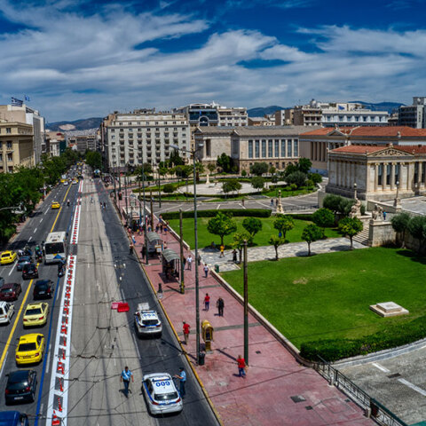 Μεγάλος Περίπατος της Αθήνας - Οδός Πανεπιστημίου