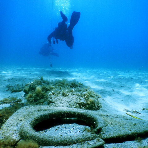 Βυθός, σκουπίδια