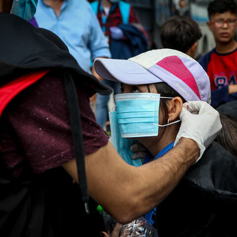 Μεταφορά προσφύγων από τη Μόρια 