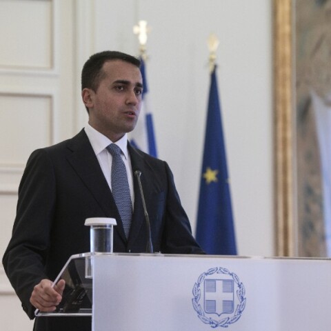 Ο Ιταλός υπουργός Εξωτερικών, Λουίτζι Ντι Μάιο