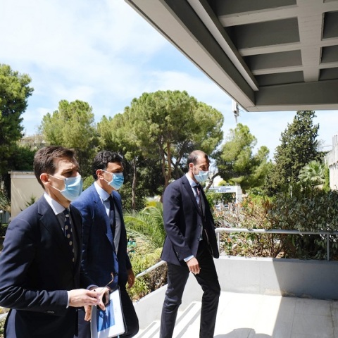 Επίσκεψη του υπουργού Υγείας Βασίλη Κικίλια στο Γενικό Νοσοκομείο Παίδων Αθηνών "Η Αγία Σοφία"