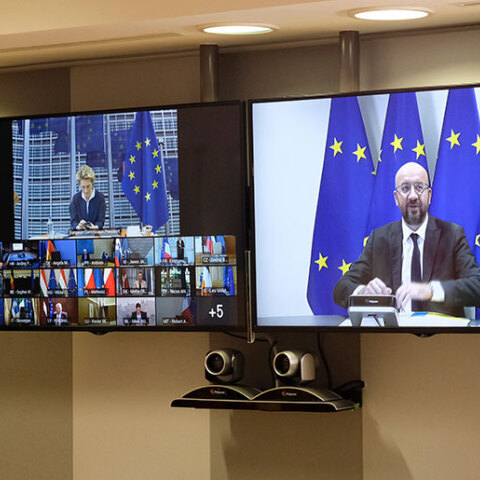 Μέσω τηλεδιάσκεψης η Σύνοδος Κορυφής της ΕΕ