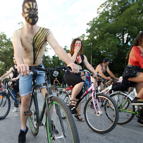 Γυμνή ποδηλατοδρομία © EUROKINISSI/ΜΟΤΙΟΝΤΕΑΜ/ΓΙΩΡΓΟΣ ΚΩΝΣΤΑΝΤΙΝΙΔΗΣ