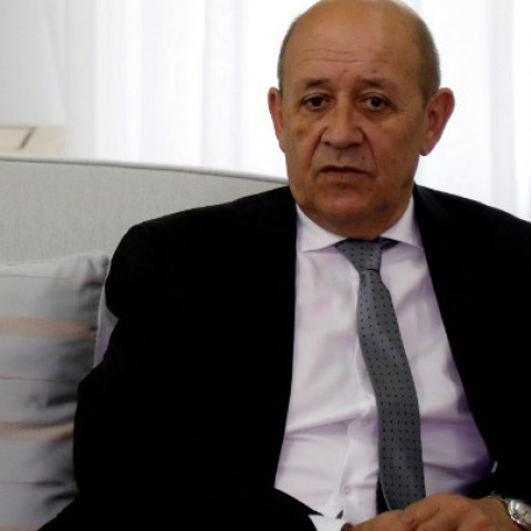 Ο Γάλλος υπουργός Εξωτερικών Ζαν-Υβ Λε Ντριάν