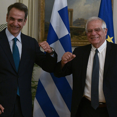 ΚΥΡΙΑΚΟΣ ΜΗΤΣΟΤΑΚΗΣ ΚΑΙ ΖΟΖΕΠ ΜΠΟΡΕΛ ΣΤΟ ΜΕΓΑΡΟ ΜΑΞΙΜΟΥ