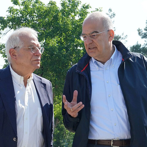 Επίσκεψη Μπορέλ - Δένδια στον Έβρο 