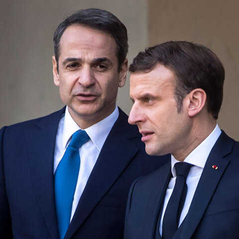 Κυριάκος Μητσοτάκης, Εμανουέλ Μακρόν