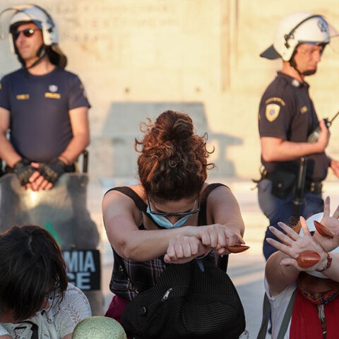 Εκπαιδευτικοί στο Σύνταγμα