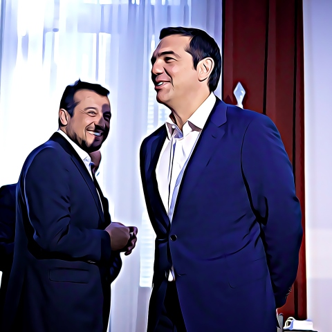 Αλέξης Τσίπρας-Νίκος Παππάς 