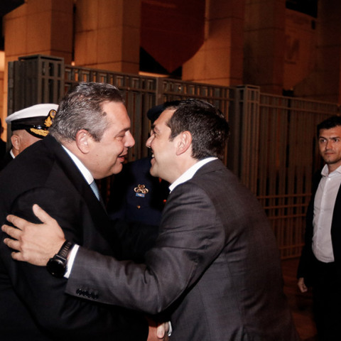 Αλέξης Τσίπρας - Πάνος Καμμένος 