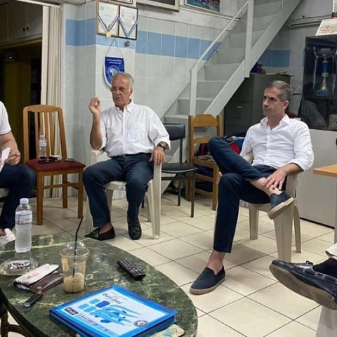 Ο Κώστας Μπακογιάννης στον Άγιο Παύλο στο Μεταξουργείο