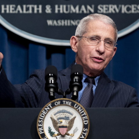 O κορυφαίος επιδημιολόγος στις ΗΠΑ, Άντονι Φαούτσι 
