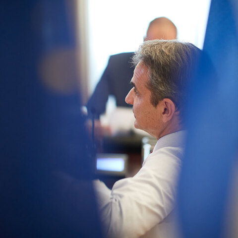 Ο πρωθυπουργός Κυριάκος Μητσοτάκης