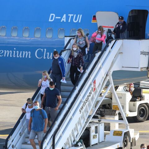 Γερμανοί τουρίστες  στο Ηράκλειο