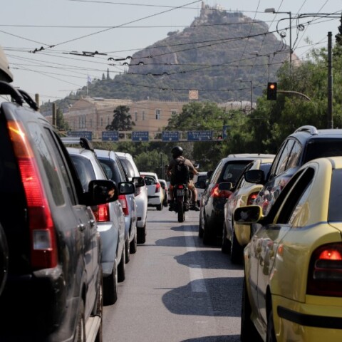 «Κολλημένη» η Λεωφόρος Αμαλίας