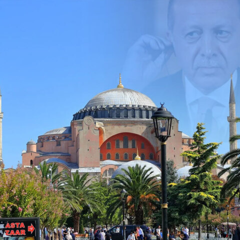 Ο Ρετζέπ Ταγίπ Ερντογάν συνεχίζει να προκαλεί για την Αγία Σοφία