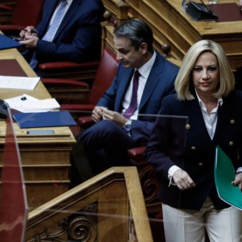 Φώφη Γεννηματά - Κυριάκος Μητσοτάκης 