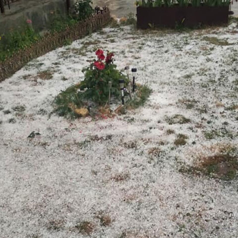 Πολύ χαλάζι στην Πτολεμαΐδα Ιούλιο μήνα