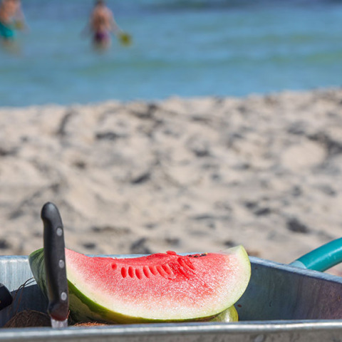 Καρπούζι - Θάλασσα