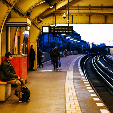 Αποβάθρα τρένου στο Βερολίνο