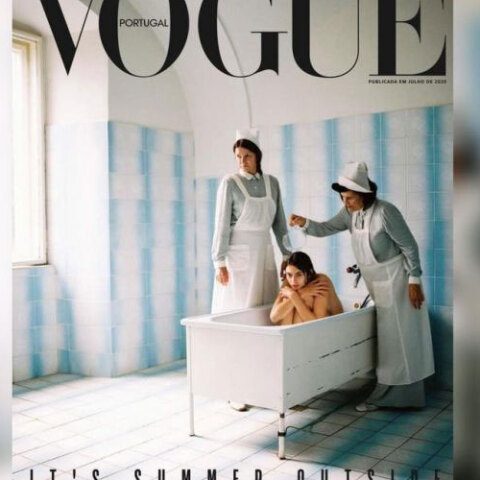 Το εξώφυλλο της Πορτογαλικής Vogue που αποσύρθηκε μετά τις έντονες αντιδράσεις
