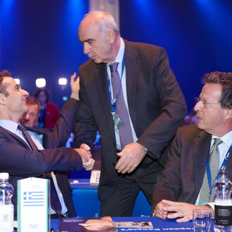 Κυριάκος Μητσοτάκης, Ευάγγελος Μεϊμαράκης, Γιώργος Κύρτσος