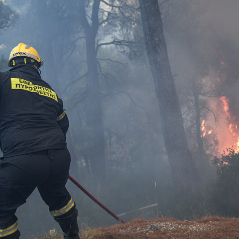Φωτιά - Πυροσβέστης