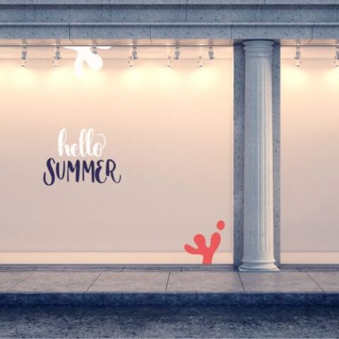 Διακοσμητικά αυτοκόλλητα βιτρίνας urbanstickers.gr