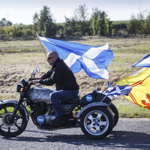 Σκωτσέζος οπαδός της ανεξαρτησίας της Σκωτίας 