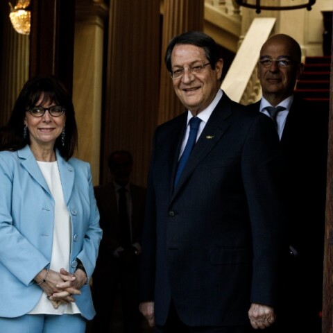 Η Κατερίνα Σακελλαροπούλου και ο Νίκος Αναστασιάδης